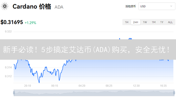 新手必读！5步搞定艾达币(ADA)购买，安全无忧！