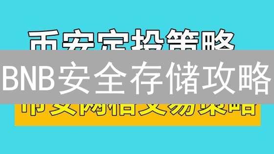 BNB安全存储攻略：交易所、钱包、硬件钱包全解析！