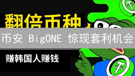 币安 BigONE 惊现套利机会？🔥 3分钟教你躺赚！