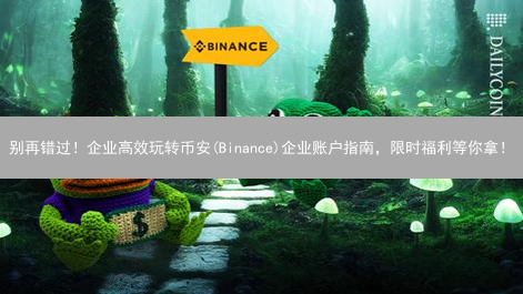 别再错过！企业高效玩转币安(Binance)企业账户指南，限时福利等你拿！