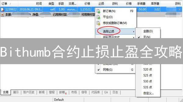 Bithumb合约止损止盈全攻略：新手也能轻松上手！