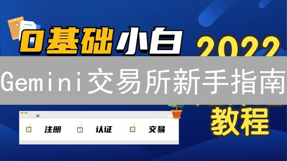 Gemini交易所新手指南：10分钟玩转加密货币交易！