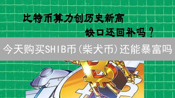 今天购买SHIB币(柴犬币)还能暴富吗？欧易OKX购买指南及风险提示！