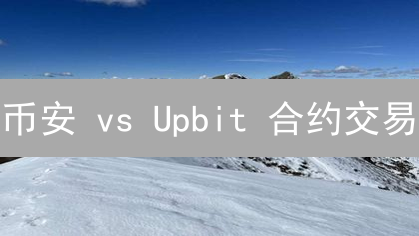 币安 vs Upbit 合约交易：策略、风险与机会？